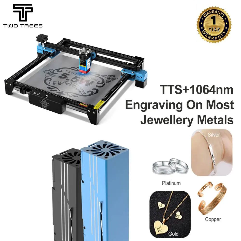Industrial Laser Machines - TWOTREES TTS-55 Лазерный гравировальный станок с