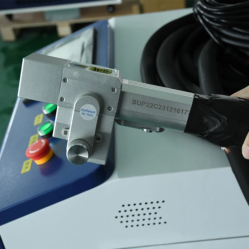 Industrial Laser Cleaning Machine - Новая ручная лазерная очистительная головка SUP22C,