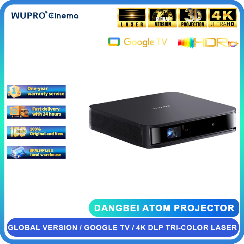 Industrial Laser Projector - Лазерный проектор Dangbei ATOM, первый Google