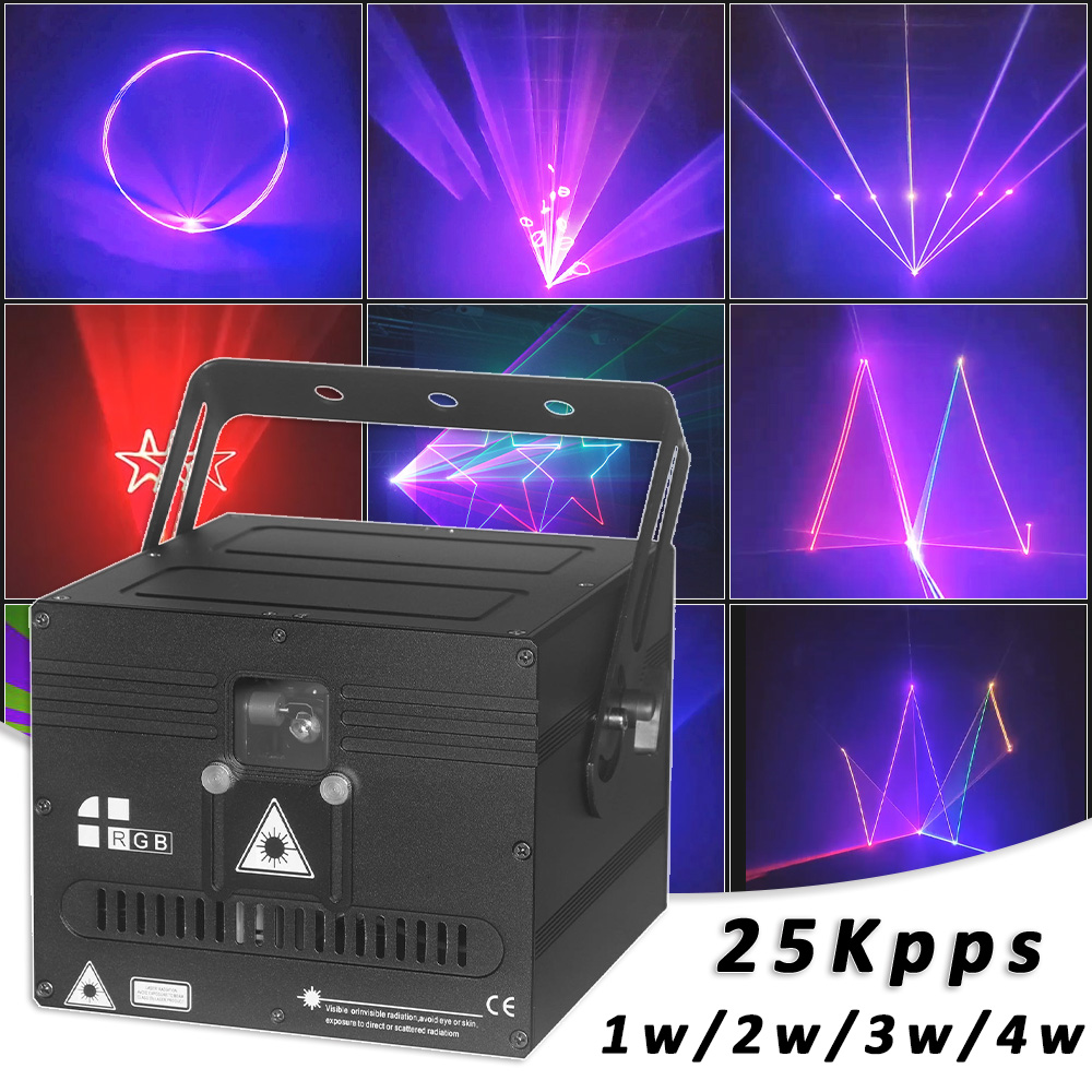 Industrial Laser Projector - YUER RGB лазер 1 Вт 2