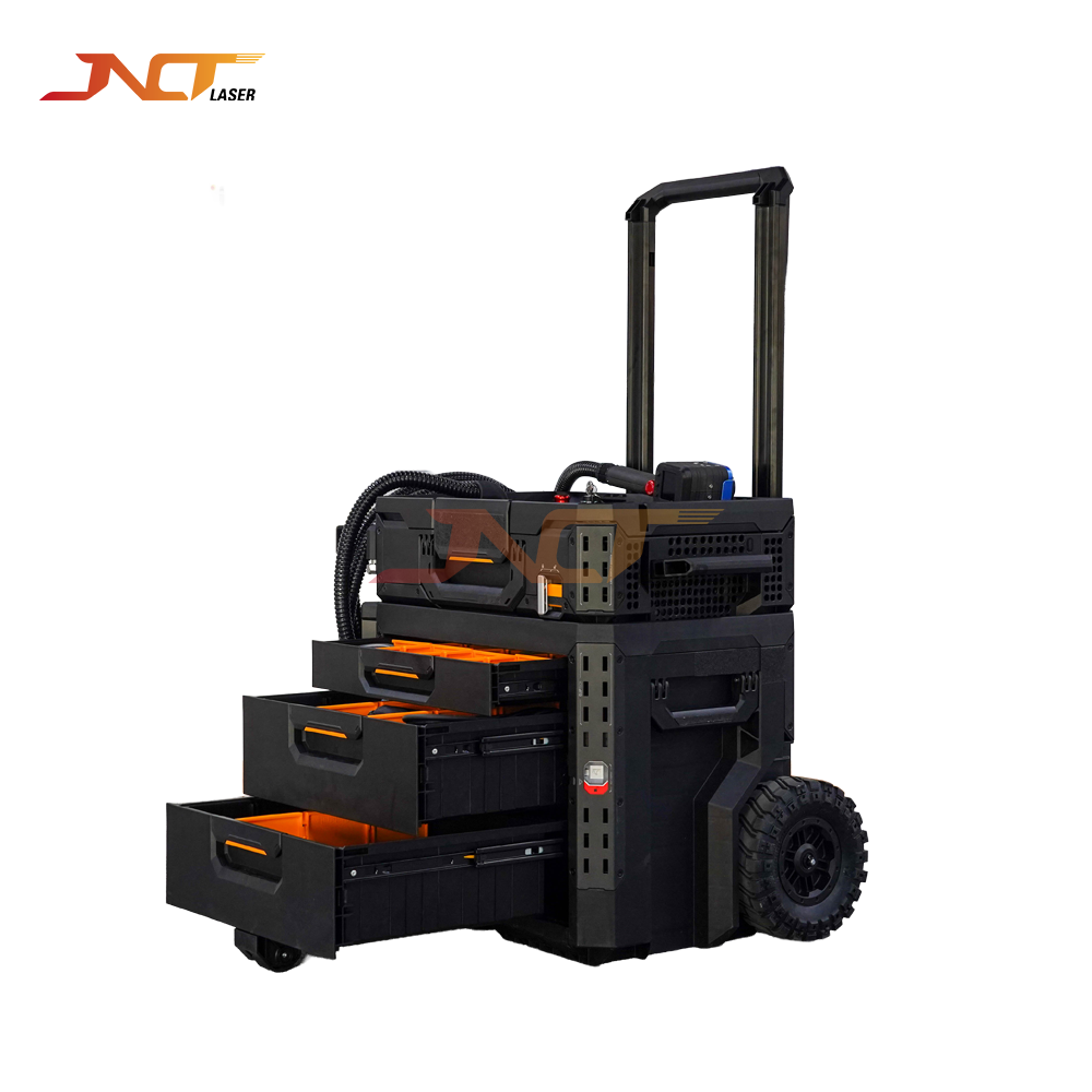 Industrial Laser Rust Removal Machine - Промышленный лазерный очиститель 300 Вт, штабелируемый,