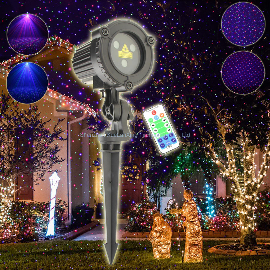 Industrial Laser Projector - ESHINY RG/RGB лазерный садовый светильник с