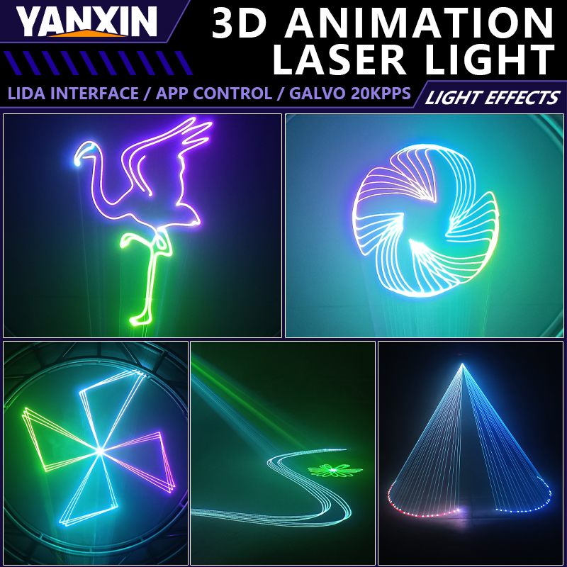 Лазерный проектор 6W RGB с ани – обзор и цена Industrial Laser Projector