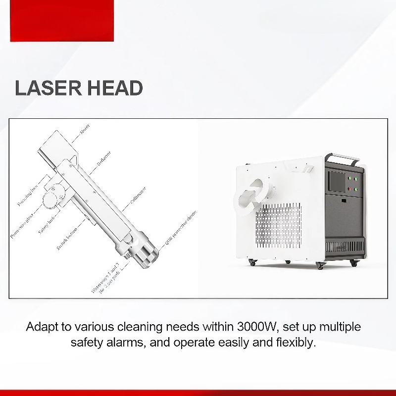 Промышленный ручной лазерный о – обзор и цена Industrial Laser Cleaning Machine