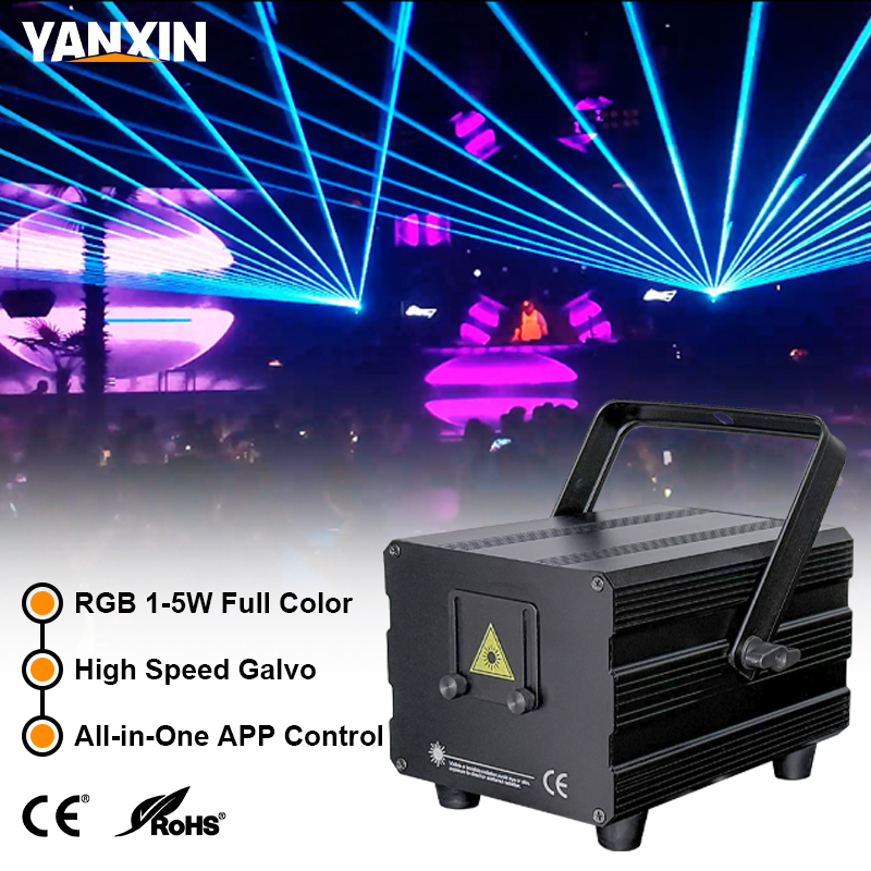 Лазерный проектор RGB с анимац – обзор и цена Industrial Laser Projector