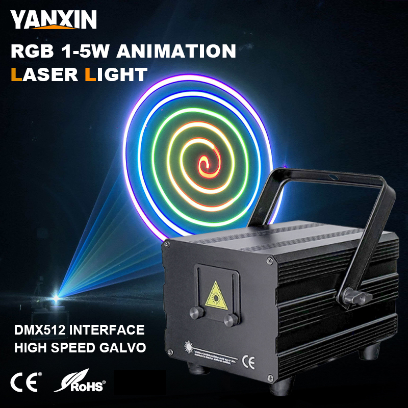 Лазерный проектор RGB с анимац – обзор и цена Industrial Laser Projector