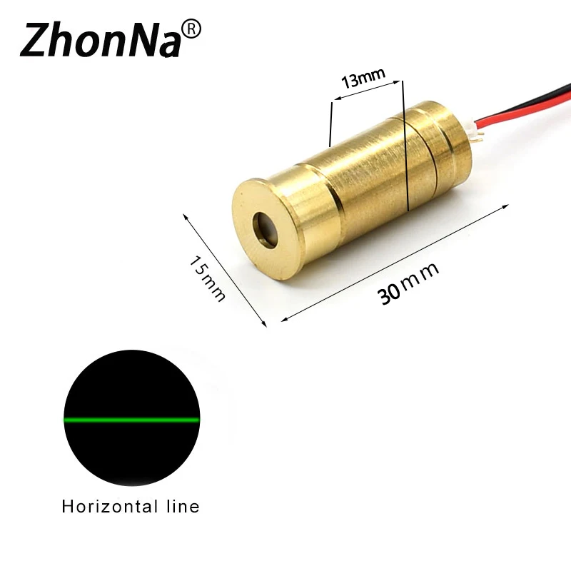Лазерный модуль ZhonNa 532 нм  – обзор и цена Industrial Laser Line