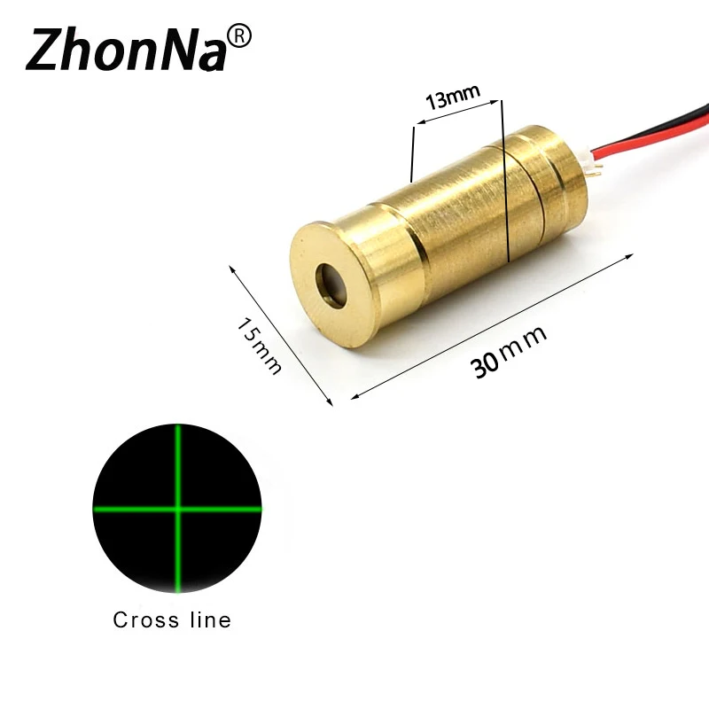 Лазерный модуль ZhonNa 532 нм  – обзор и цена Industrial Laser Line