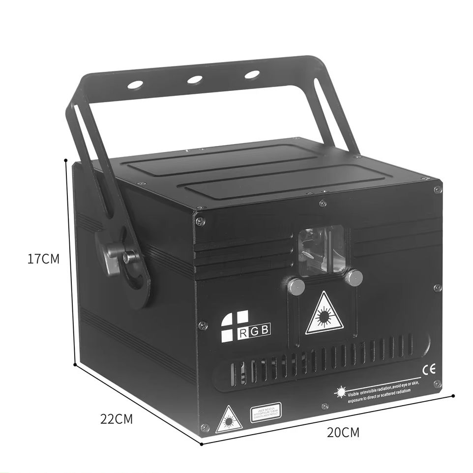 YUER RGB лазер 1 Вт 2 Вт 3 Вт  – обзор и цена Industrial Laser Projector